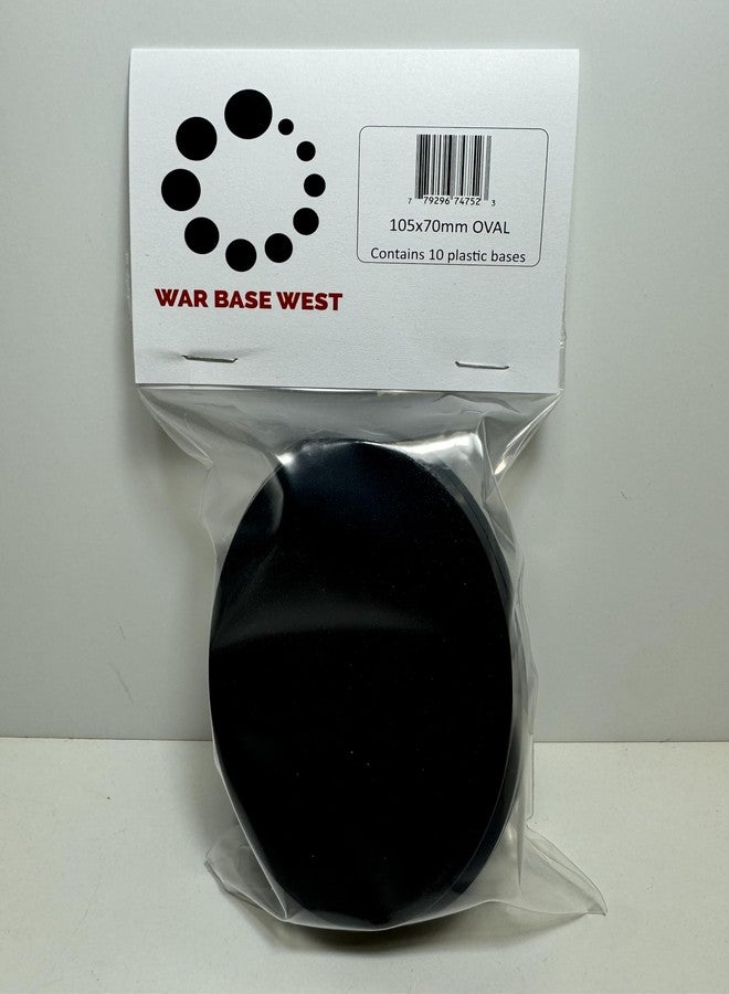 War Base West Lot of 10 Warhammer 40k AoS Citadel Large Oval Bases 105mm x 70mm Cawl - Image 1